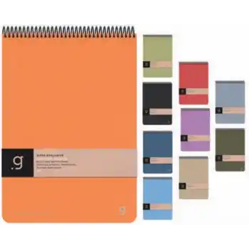 GIPTA CANVAS BLOCK 17X24 100 YP. SPİRALLİ SERT KAPAK ÇİZGİLİ BLOKNOT 6998