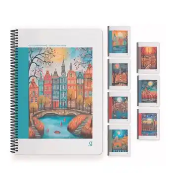 GIPTA CITY SPİRALLİ 17X24 80 YP ÇİZGİLİ SERT KAPAK DEFTER 3-7253000-2011