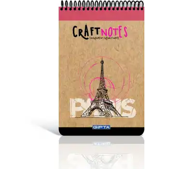 GIPTA CRAFT NOTES A6 100 YP KARELİ BLOKNOT 1790