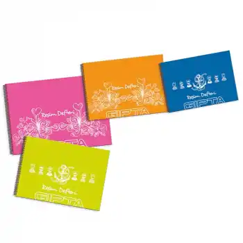 GIPTA EKO 25X35 25 YP SPR PP KAPAK RESİM DEFTERİ 4956