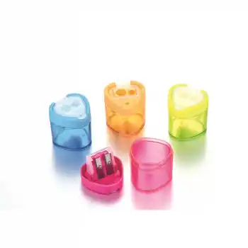 GIPTA HEART ÇİFT HAZNELİ 4 RENK KALEMTRAŞ K1510