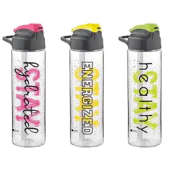 GIPTA K7525 ENERGY DESENLİ TRİTAN PİPETLİ MATARA 630CC