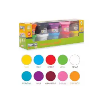 GIPTA OYUN HAMURU 6 RENK 6X120 GR K8322
