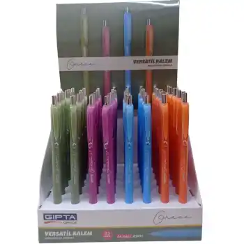 GIPTA PAWN ROLL 0.7 VERSATİL KALEM 48 Lİ STAND K1931