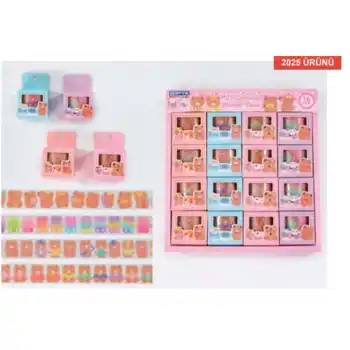 GIPTA STICKER BANT - CUTE ANIMALS 2,5CMX2MT 4TASAR. MIX K8906