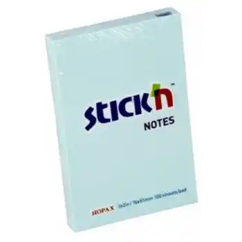 GIPTA STICKN 76X51 PASTEL MAVİ YAPIŞKANLI NOT KAĞIDI 100 YP 21146