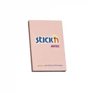 GIPTA STICKN 76X51 PASTEL PEMBE YAPIŞKANLI NOT KAĞIDI 100 YP 21145