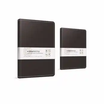 Gıpta Sunday 17x24 140 Yp. Düz İplik Dik. Deri Kapak Defter 6127