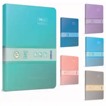 GIPTA THEBOOK PASTEL 20X28 400 YP KARELİ DEFTER 3486