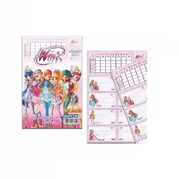GIPTA WINX DERS PROGRAMLI 3 LÜ OKUL ETİKETİ  3130
