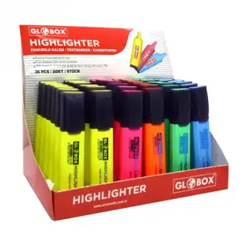 GLOBOX 6342 FOSFORLU KALEM 36 LI STAND