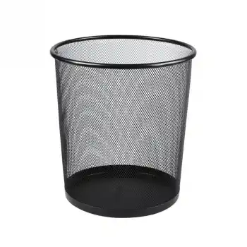 GOGI 3010 METAL SİYAH FILE ÇÖP KOVASI 10 LT