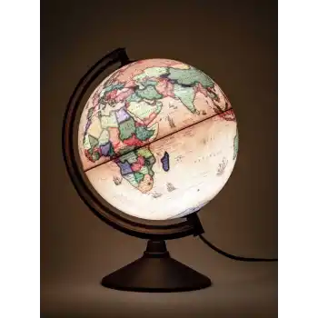 GÜRBÜZ 44261 IŞIKLI ANTİK KÜRE 26 CM