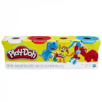 HASBRO PLAY-DOH 448 GR 4 RENK OYUN HAMURU B5517