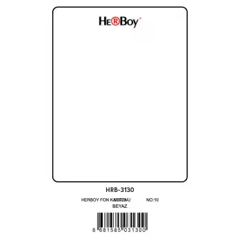 HERBOY FON KARTONU 50X70 BEYAZ NO:10 160 GR 100 LÜ HRB-3130