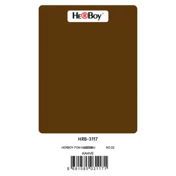 HERBOY FON KARTONU 50X70 KAHVE NO:22 160 GR 100 LÜ HRB-3117