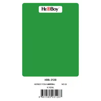 Herboy Fon Kartonu 50x70 Koyu Yeşil No:33 160 Gr 100 Lü Hrb-3128
