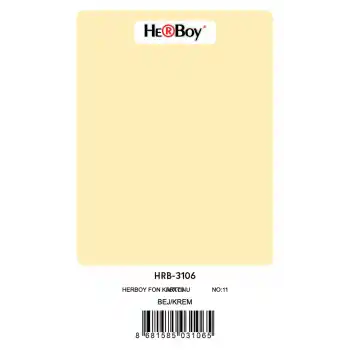 HERBOY FON KARTONU 50X70 KREM NO:11 160 GR 100 LÜ HRB-3106