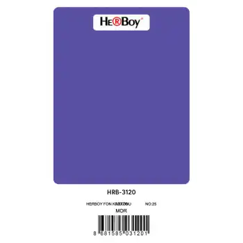 HERBOY FON KARTONU 50X70 MOR NO:25 160 GR 100 LÜ HRB-3120