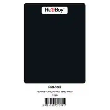 HERBOY FON KARTONU 50X70 SİYAH NO:35 160 GR 100 LÜ HRB-3105