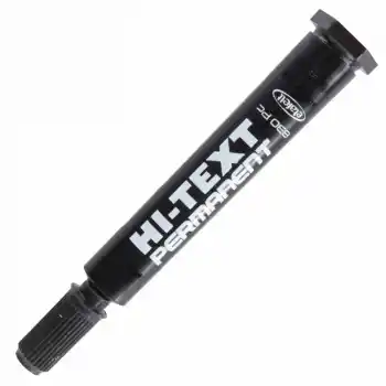 HI-TEXT 830 PC SİYAH KESİK UÇ KOLİ KALEMİ