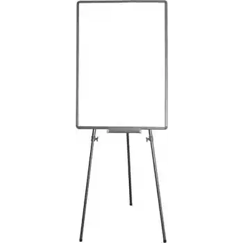 İNTER 50X70 ELEGANT ÇERÇEVE LAMİNANT YÜZEY TELESKOPİK AYAKLI BEYAZ YAZI TAHTASI 627