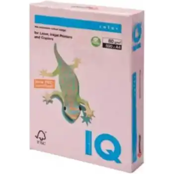 IQ A4 AÇIK GÜL RENKLİ FOTOKOPİ KAĞIDI 80 GR OPI74