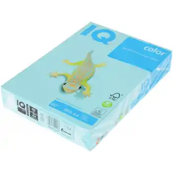 IQ A4 AÇIK MAVİ RENKLİ FOTOKOPİ KAĞIDI 80 GR. 500 LÜ MB30