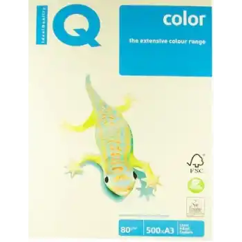 IQ A4 AÇIK VANİLYA RENKLİ FOTOKOPİ KAĞIDI 80 GR. BE66