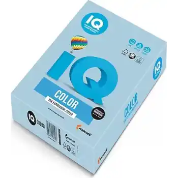 IQ A4 BUZ MAVİSİ RENKLİ FOTOKOPİ KAĞIDI 80 GR OBL70