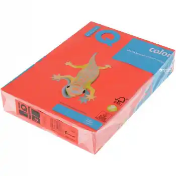 IQ A4 YOĞUN KIRMIZI RENKLİ FOTOKOPİ KAĞIDI 80 GR CO44