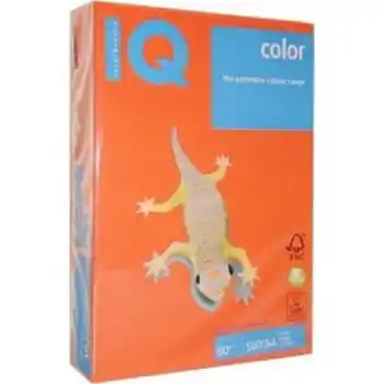 IQ A4 YOĞUN TURUNCU RENKLİ FOTOKOPİ KAĞIDI 80 GR OR43