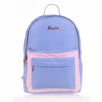 KAUKKO K1538 MAGICAL SIRT ÇANTASI SİMLİ FLORAL MAVİ
