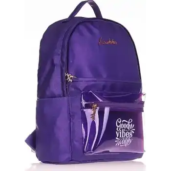 KAUKKO K1574 MAGICAL SIRT ÇANTASI TRANSPARENT MOR