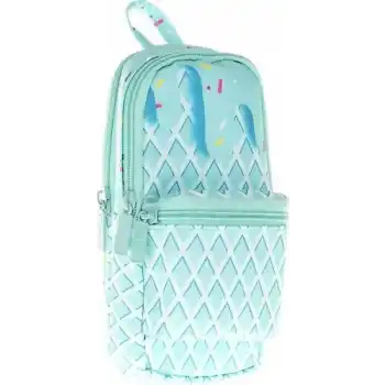 KAUKKO K2449 LAYER JUNIOR BAG KALEM ÇANTASI MINT ICE CR