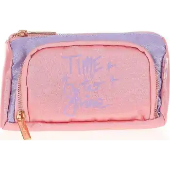 KAUKKO K2531 SPARKLE PLUMP KALEM ÇANTASI DUBLE SOMON