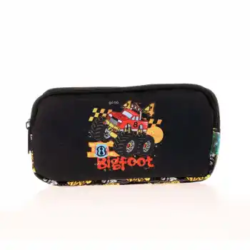 KAUKKO L8125 KIDS&LOVE 3 BÖLMELİ KALEM ÇANTASI FAST MONSTER TRUCK