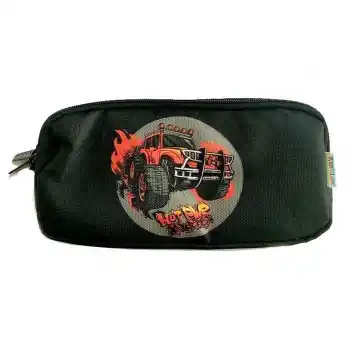 KAUKKO L8128 KIDS&LOVE 3 BÖLMELİ KALEM ÇANTASI LAYER MONSTER TRUCK