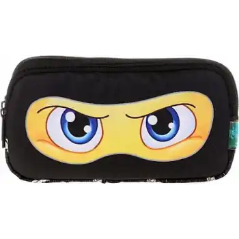 KAUKKO L8129 KIDS&LOVE 3 BÖLMELİ KALEM ÇANTASI SWEET NINJA