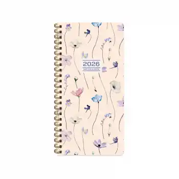 KESKİN 8X16 HAFTALIK SPİRALLİ CEP AJANDASI PASTEL 600175