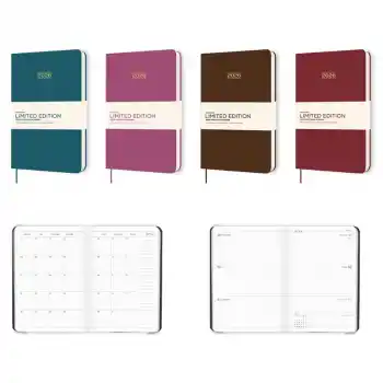 KESKİN A5 CİLTLİ LİMİTED EDİTİON HAFTALİK AJANDA BORDO 600197