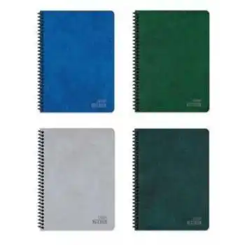 Keskin Alfa 16,5x22,5 120 Yp. Kareli Spiralli Sert Kapak Defter 410842