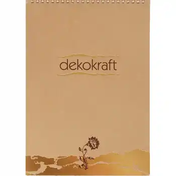 Keskin Dekokraft A4 100yp.kareli Spr Bloknot 144002