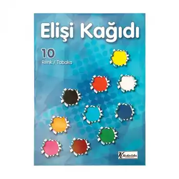 Keskin Elişi Kağıdı Karışık 10 Lu Poşet 180010-99