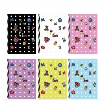 KESKİN FUN A6 KARELİ 80 YP. PP. KAPAK SPR. DEFTER 323262