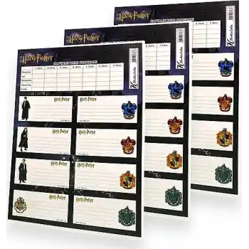 KESKİN HARRY PORTER 3 LÜ DERS PROGRAMLI ETİKET 220130