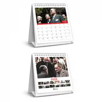 KESKİN KARE MASA TAKVİMİ ATATÜRK 600136-99