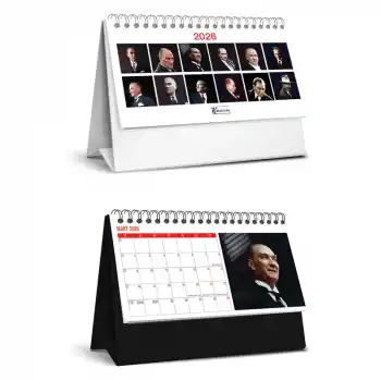 KESKİN MTK-820 KARTON ÜÇGEN MASA TAKVİMİ ATATÜRK 600129