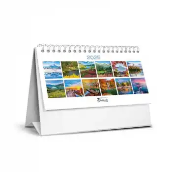 KESKİN MTK-823 KARTON ÜÇGEN MASA TAKVİMİ MANZARALAR 600132-99