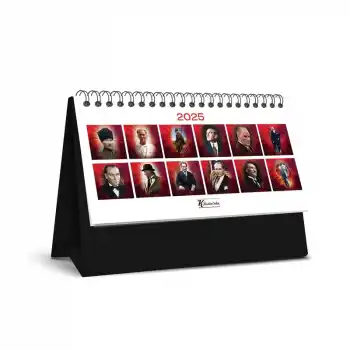 KESKİN MTP-820 PLASTİK ÜÇGEN MASA TAKVİMİ ATATÜRK 600134